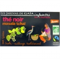 Infusettes thé noir Masala tchaï Jardins de Gaïa